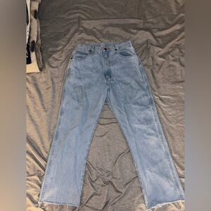 Wrangler Women's Light Blue Straight Leg Jeans